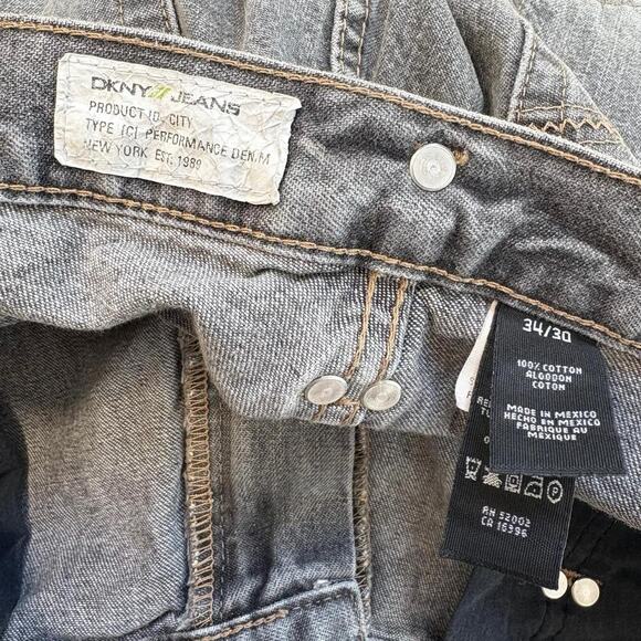 Gray y2k Baggy DKNY Denim Jeans - Picture 7 of 7